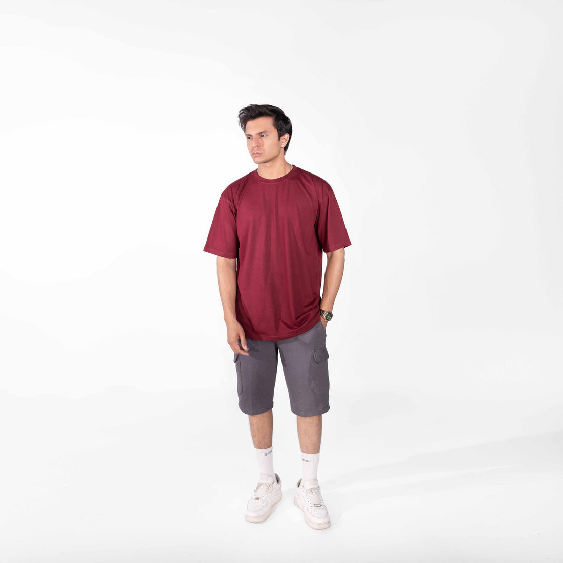 Oversize Maroon Tee