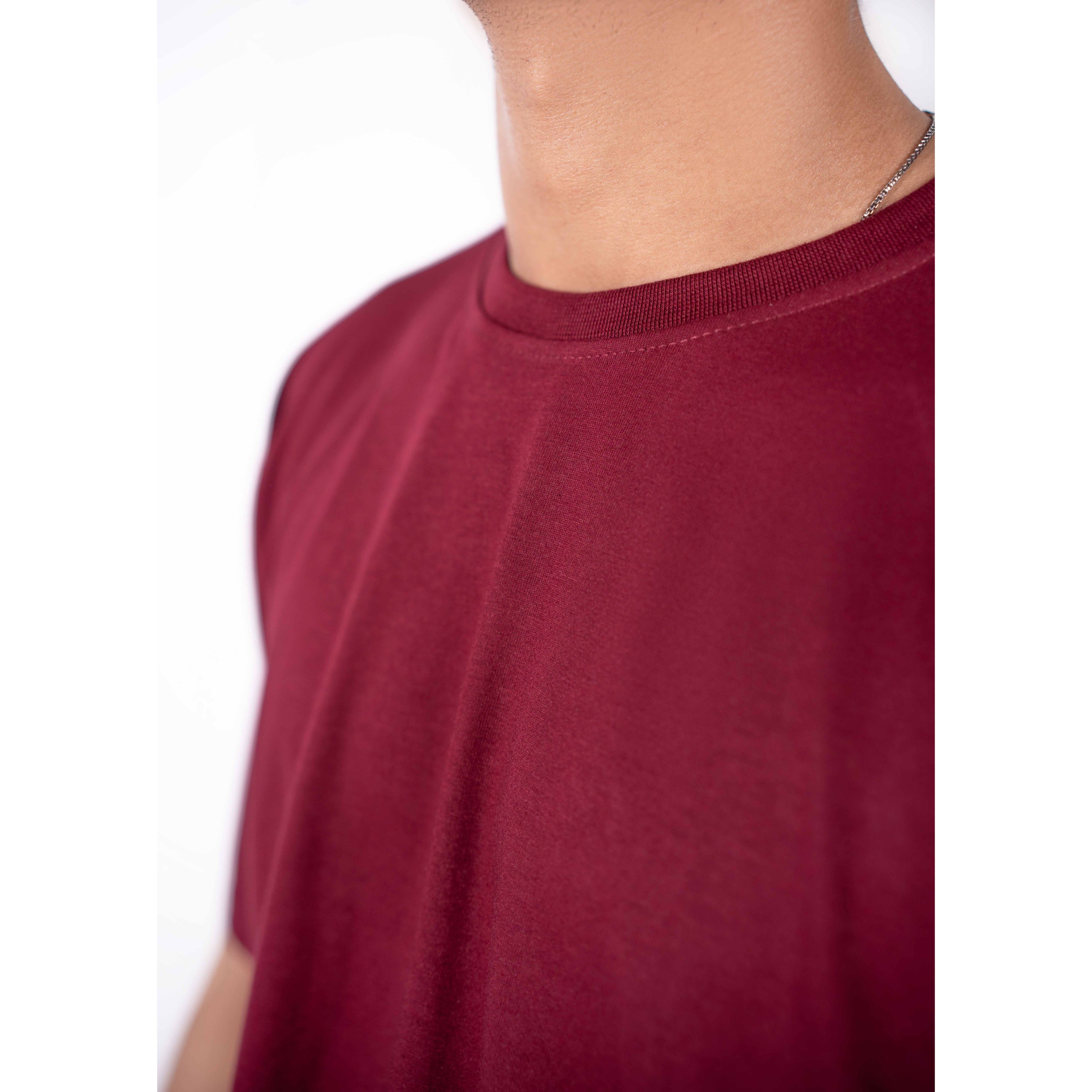 Oversize Maroon Tee