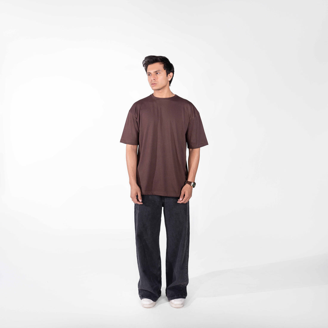 Oversize Dark Brown Tee