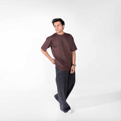 Oversize Dark Brown Tee