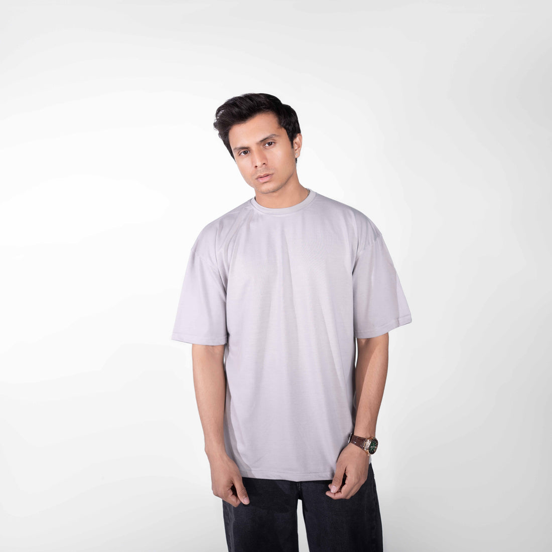 Oversize Steel Grey Tee