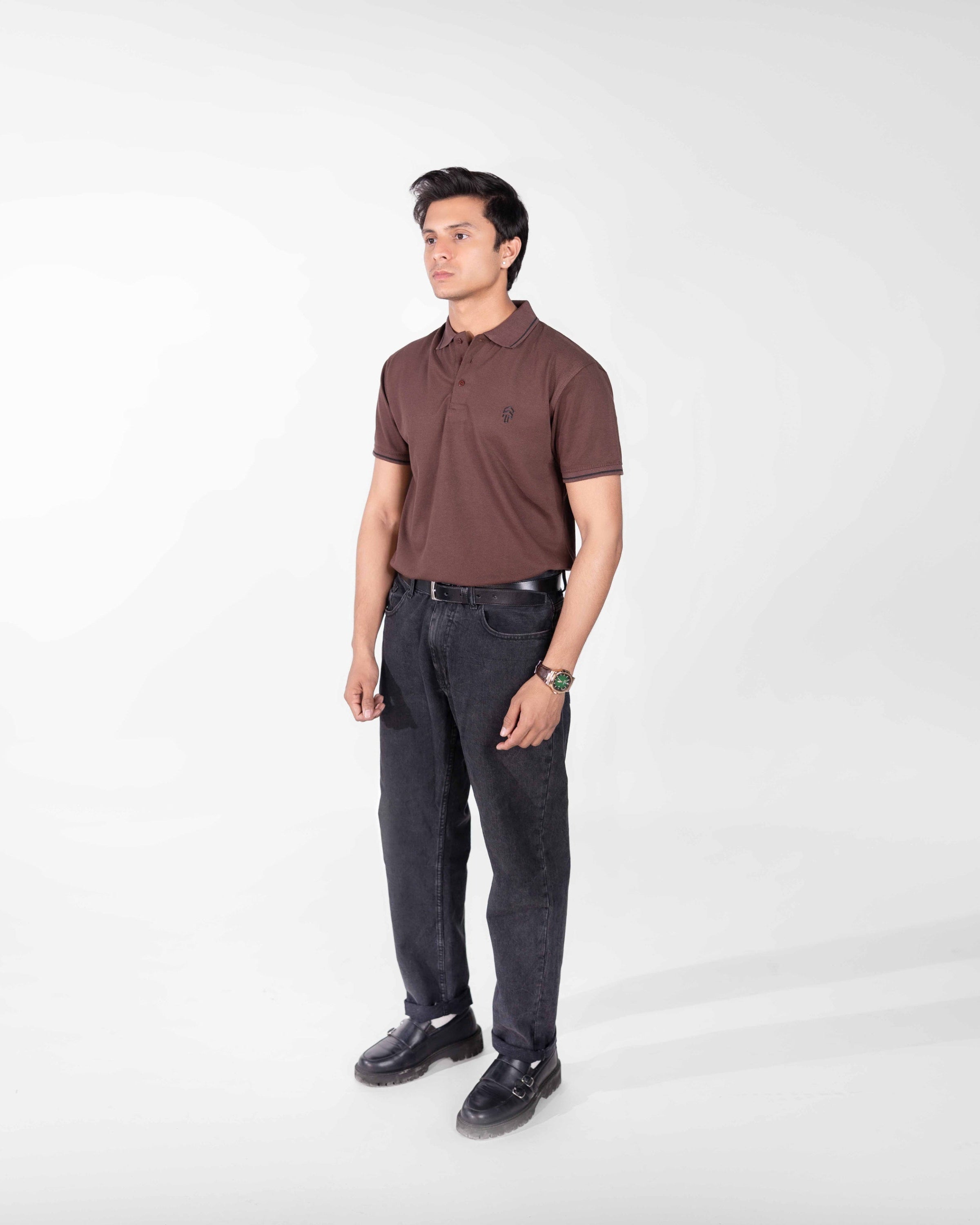 Polo Shirt - Choco Brown