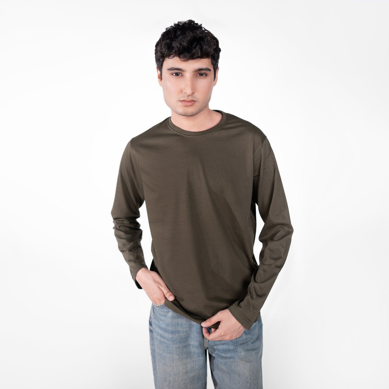 Olive Full Sleeve Tee