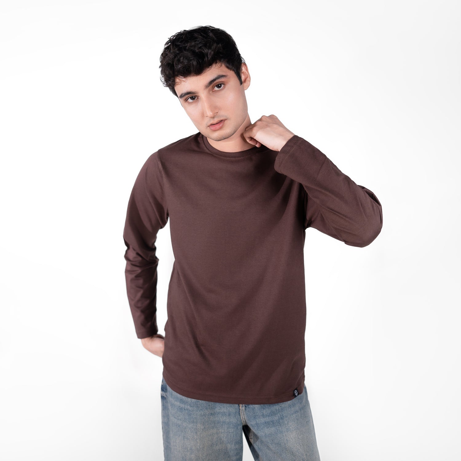 Dark Brown Full Sleeve Tee