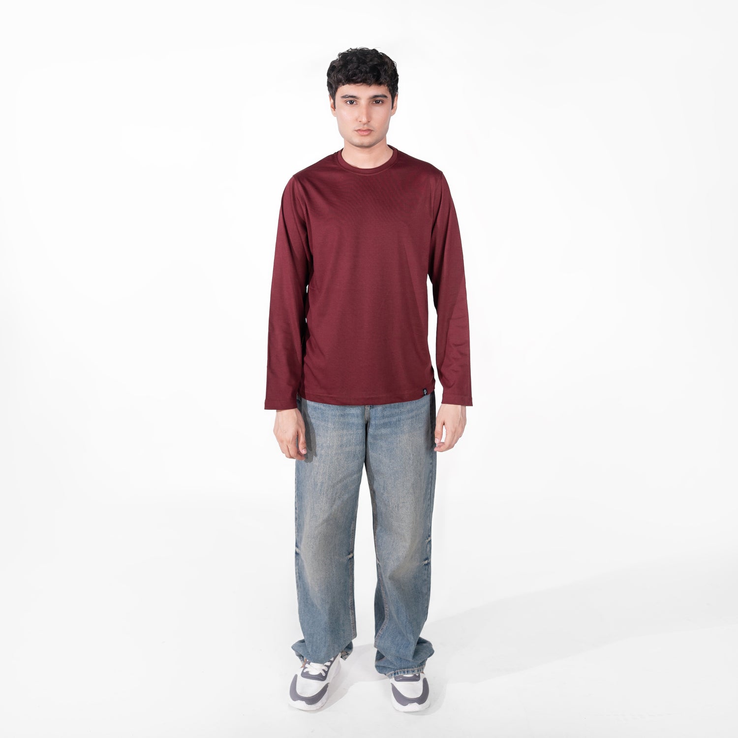 Maroon Full Sleeve Tee