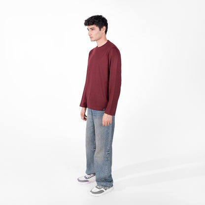 Maroon Full Sleeve Tee