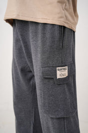 Charcoal Cargo Baggy Trouser