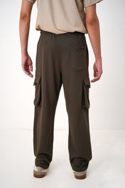 Olive Cargo Baggy Trouser