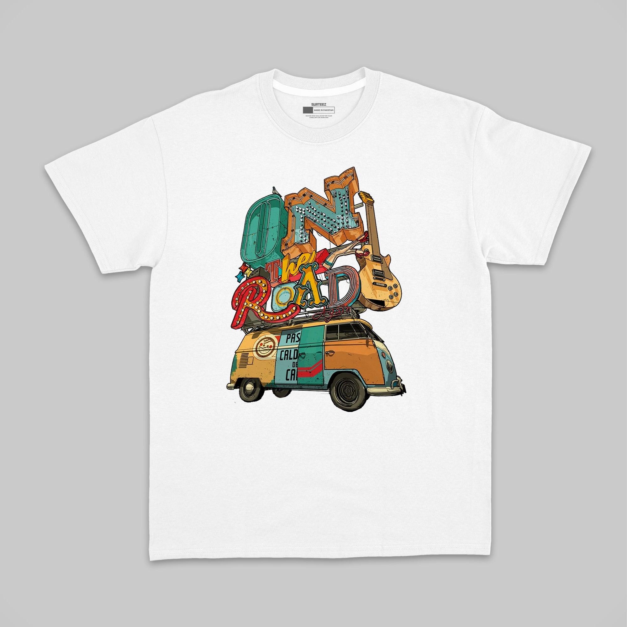 On the road Graphic Tshirt - Surteez