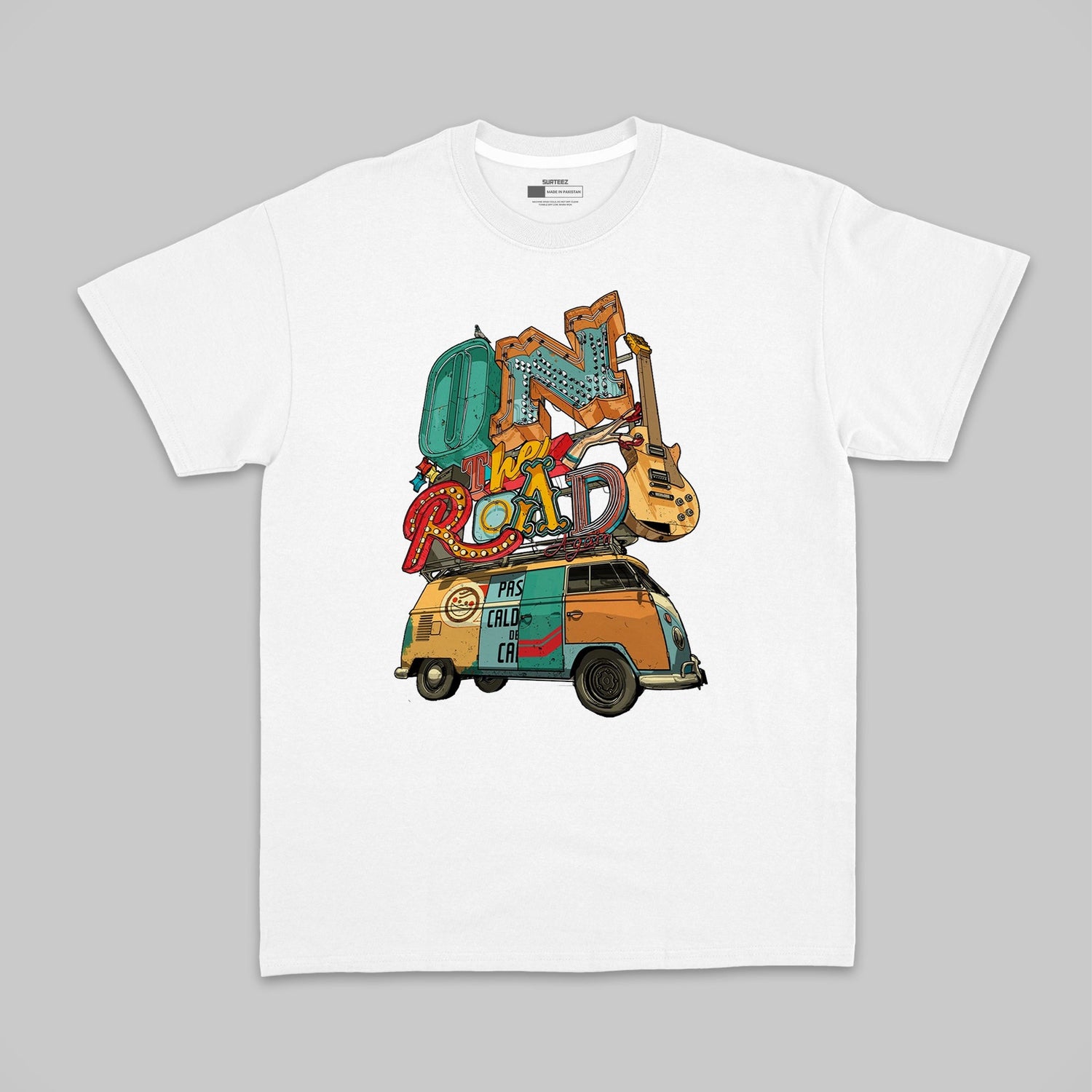 On the road Graphic Tshirt