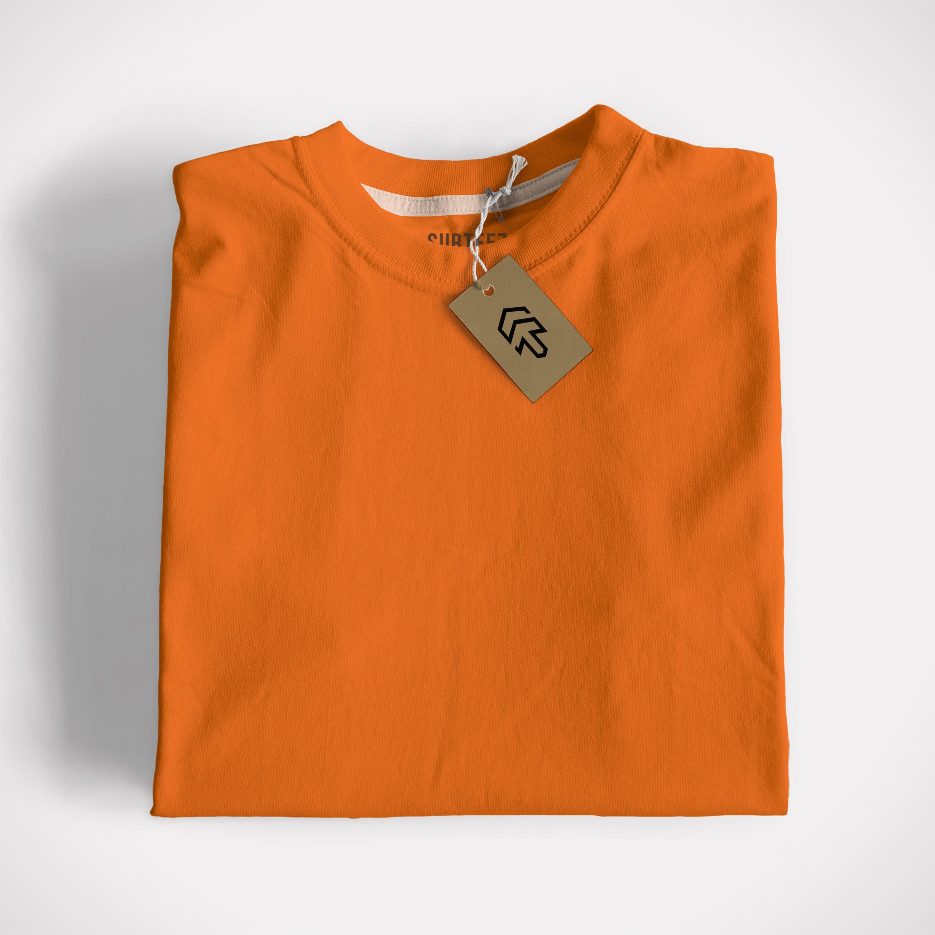 Orange Basic Tee - Surteez