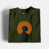 Orange Moon Graphic Tshirt