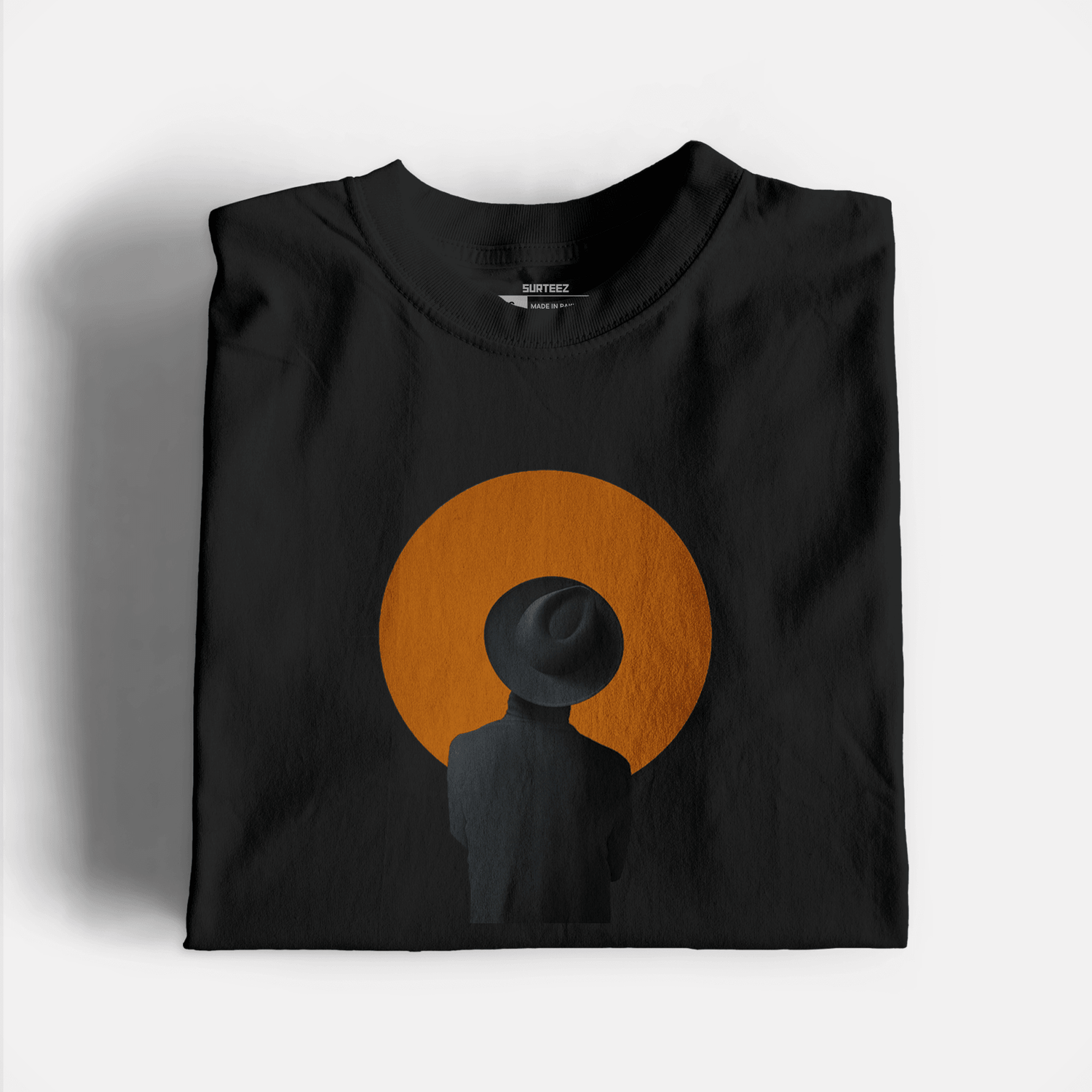 Orange Moon Graphic Tshirt - Surteez