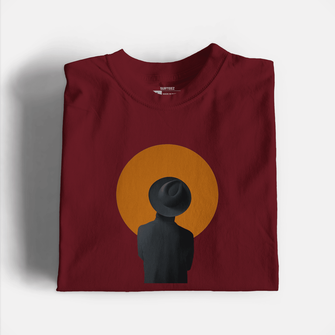 Orange Moon Graphic Tshirt - Surteez