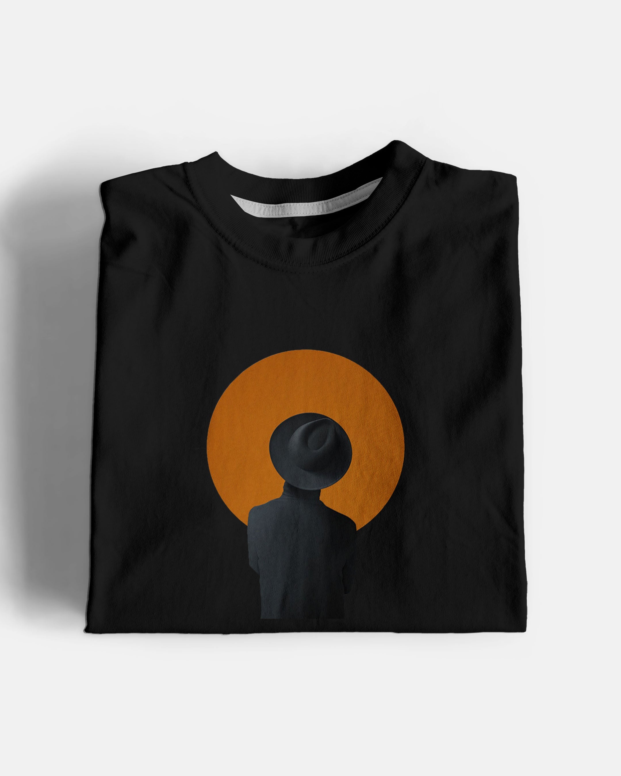 Orange Moon Graphic Tshirt