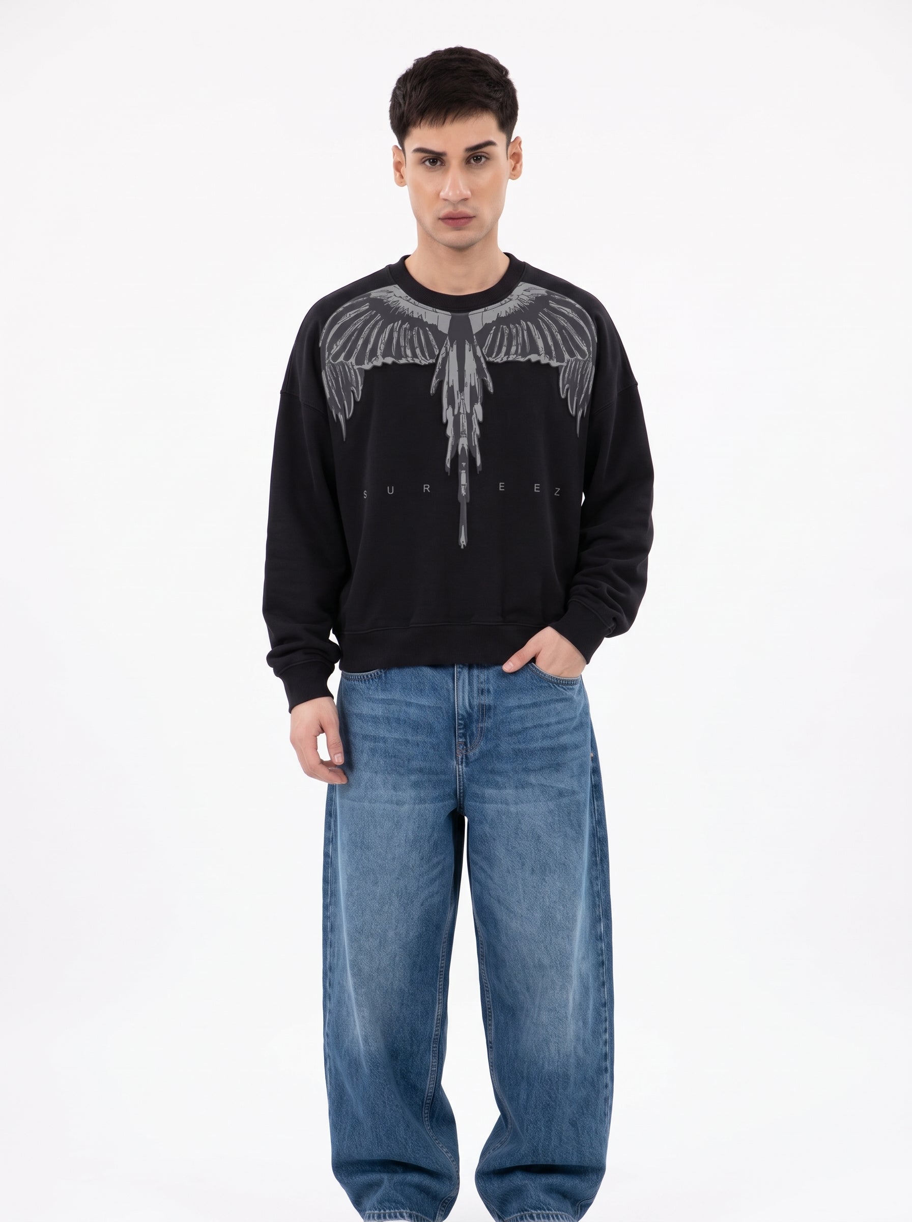 Oversize Angel Wings Sweatshirt