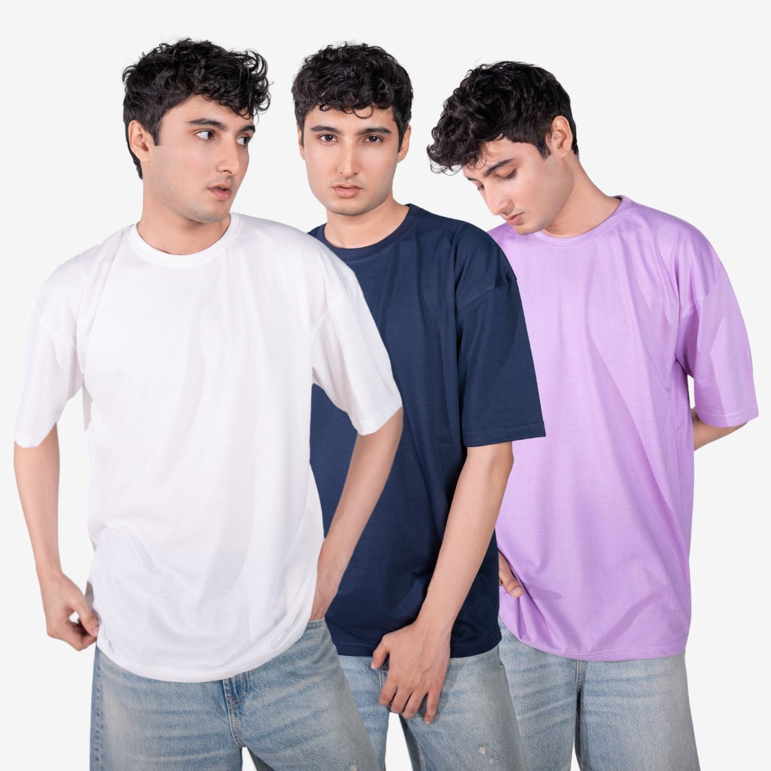 Any Pack of 3 Oversize Basic Tees