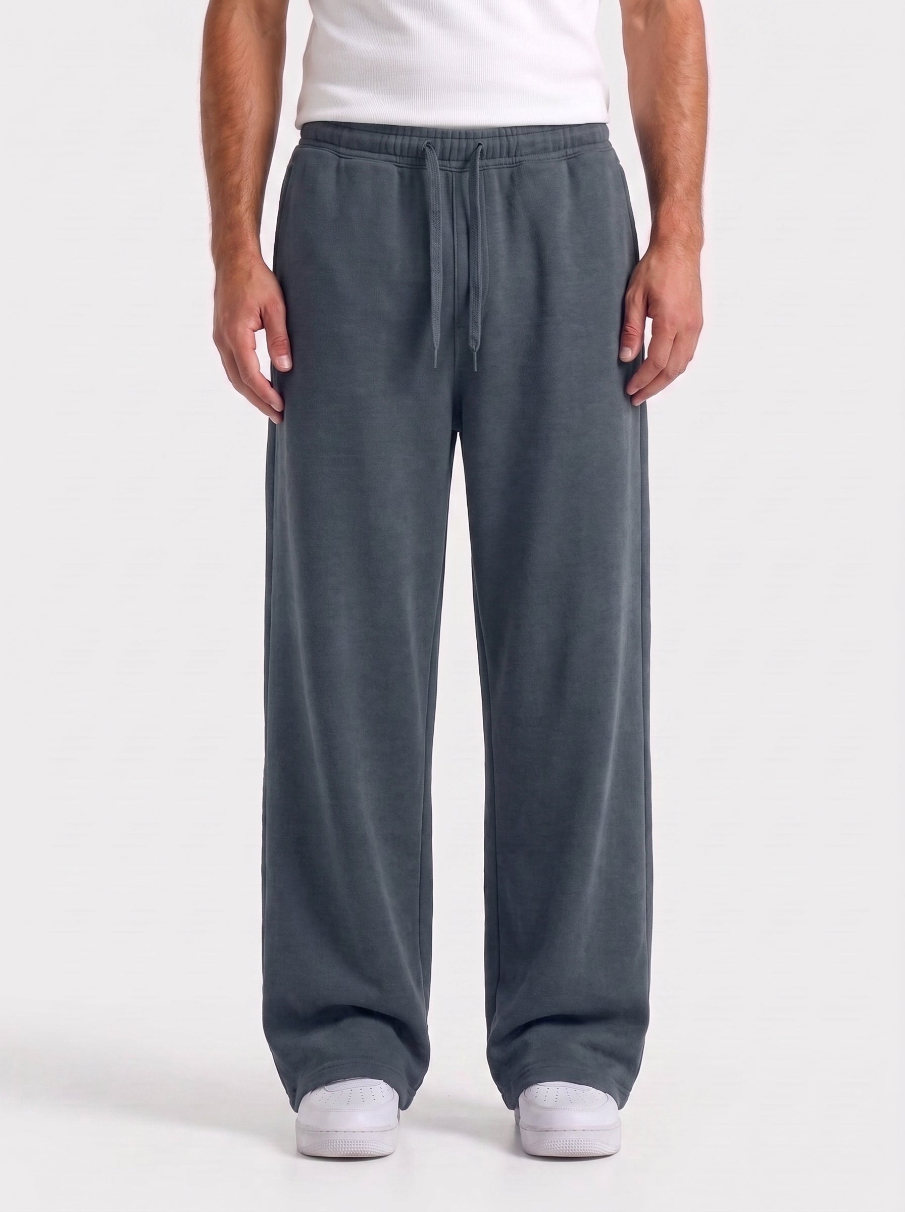 Steel Grey Baggy Trouser
