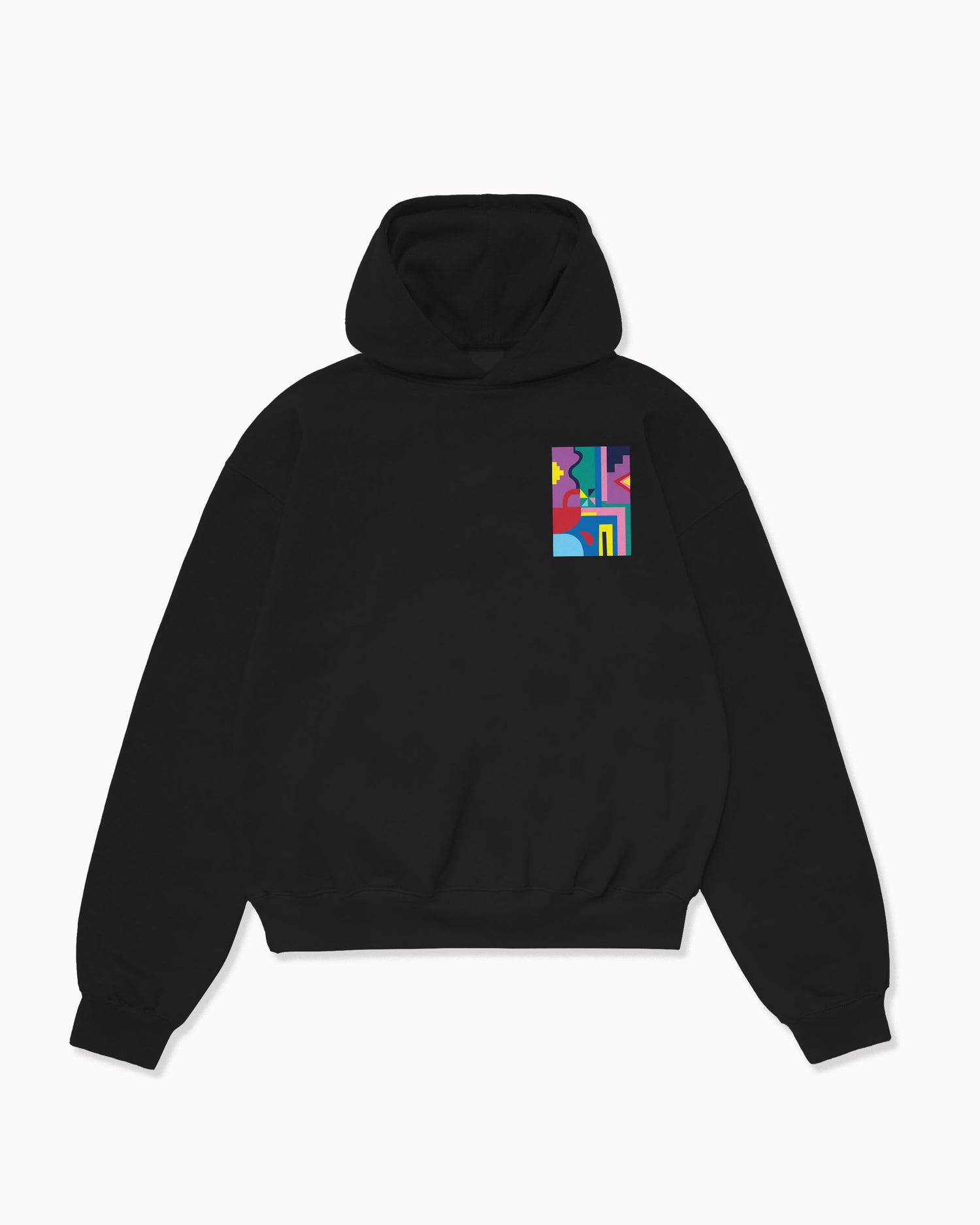Oversize Pattern Hoodie