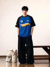 Oversize Terry Raglan Hotwheels