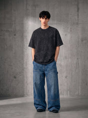 Washed Oversized Charcoal