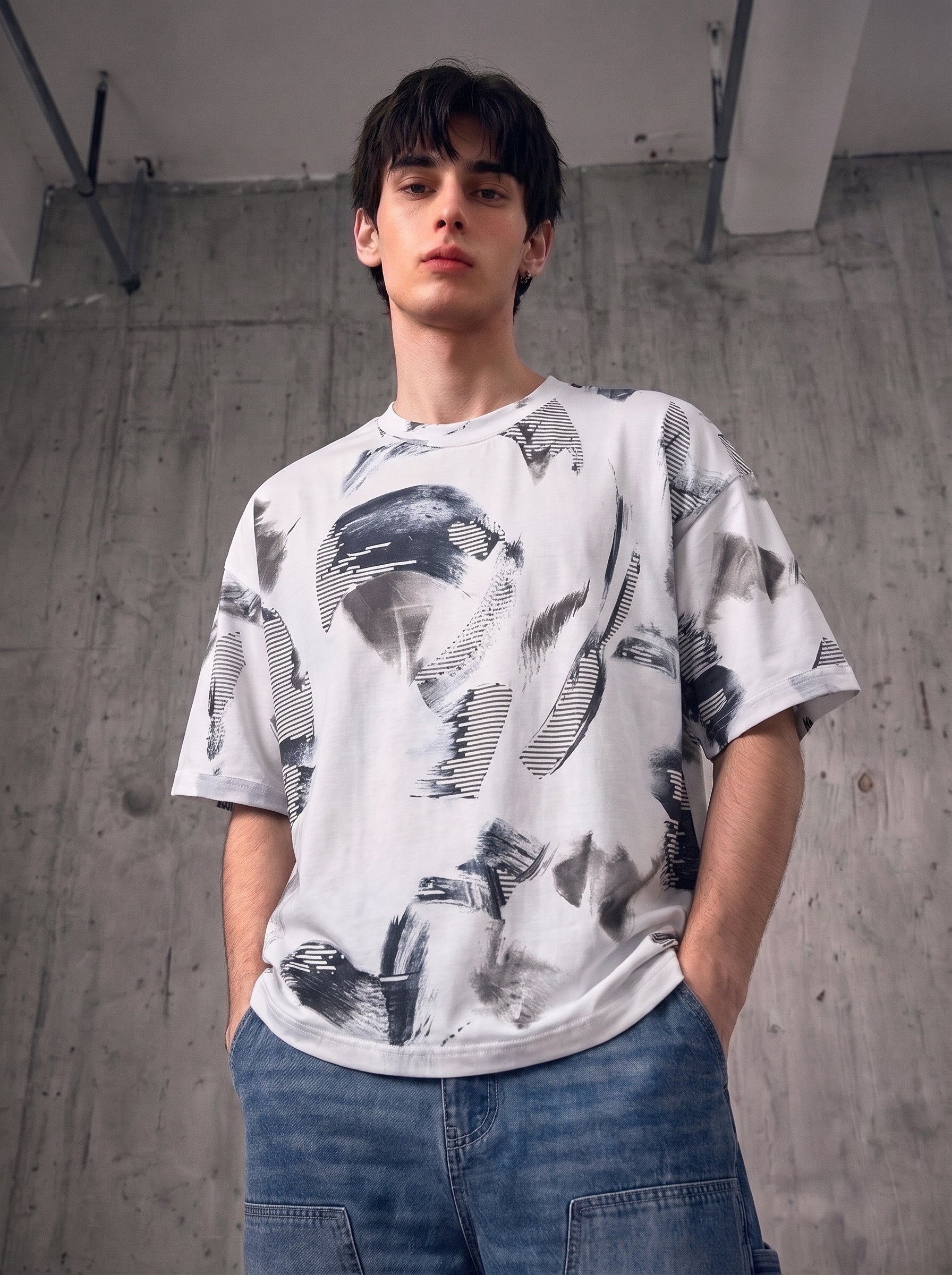 Vintage Washed Oversized Boxy Tee - Pack of 2