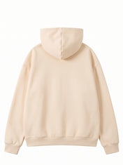 Beige Oversize Hoodie