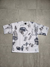 Oversize Splatter Tee - White