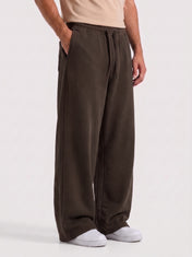 Dark Brown Baggy Trouser