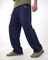 Navy Straight Piping Trouser