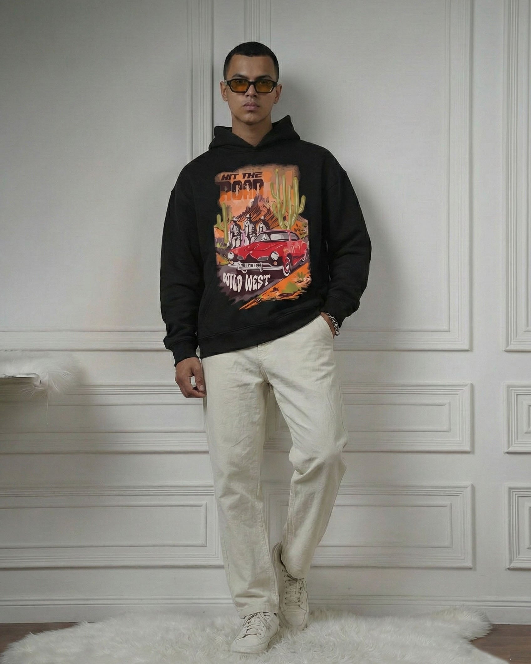 Oversize Wild West Hoodie