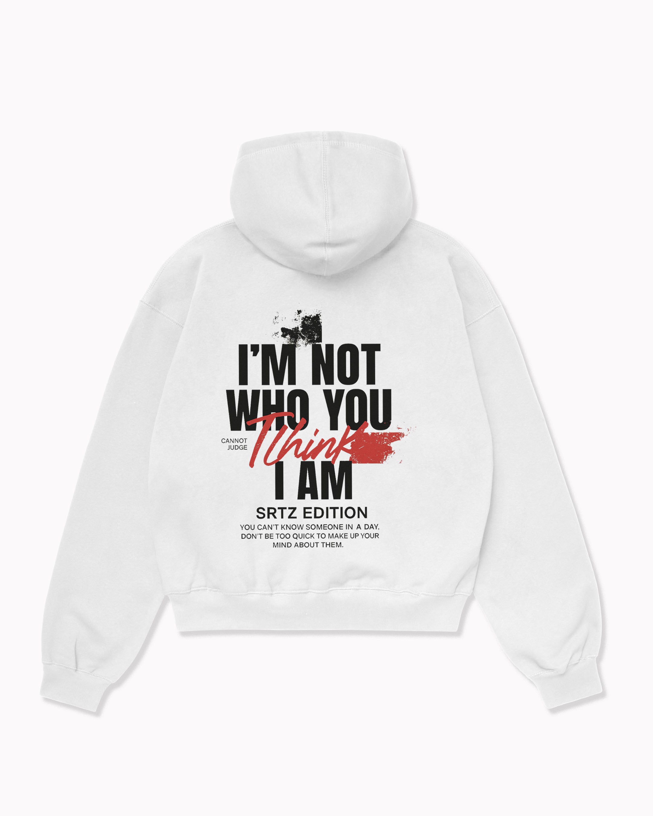 Oversize Who You Think Hoodie