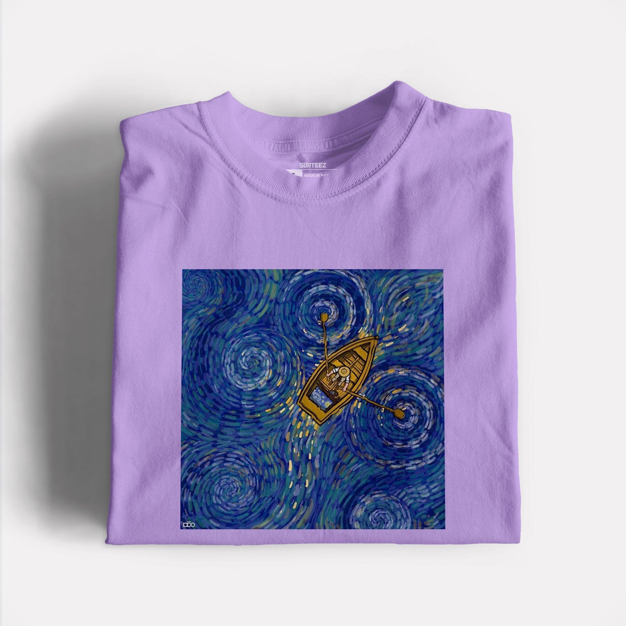 Van Gogh Starry Night Inspired Graphic Tee - Surteez