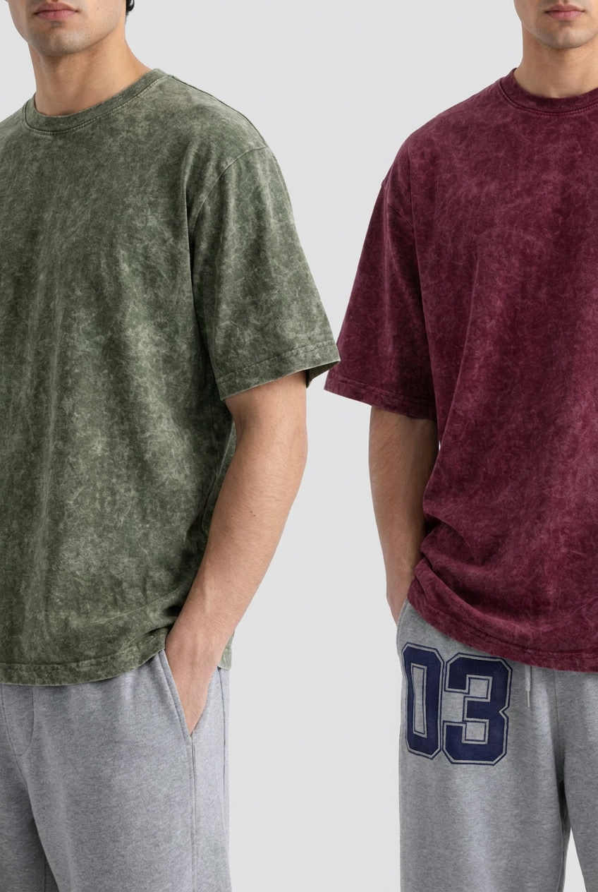 Pack of 2 - Washed Oversized Tees