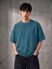 Washed Oversized Teal