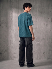 Washed Oversized Teal