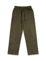 Washed Cotton Trouser - Olive