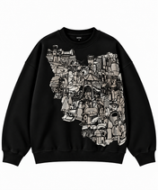 Oversize Monolithic  Sweatshirt