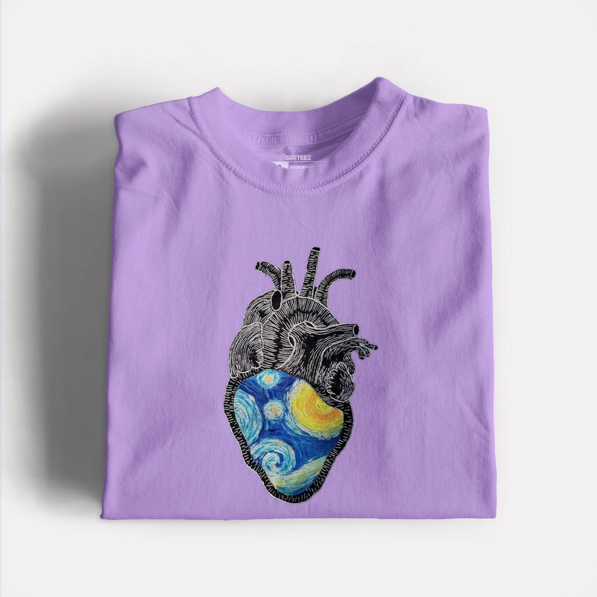 Van Gogh Heart Graphic Tee