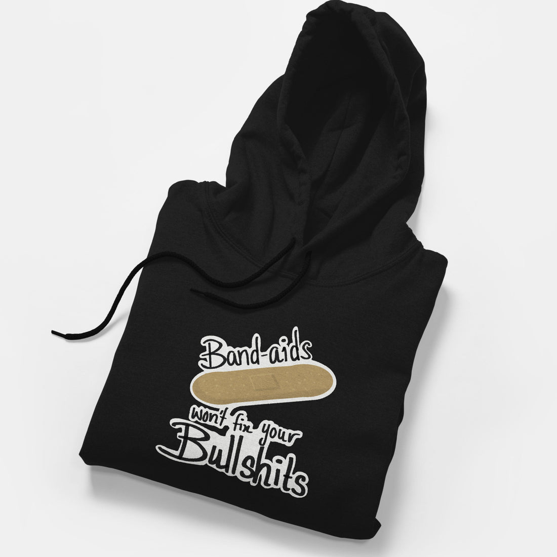 Band Aids Fleece Hoodie - Surteez