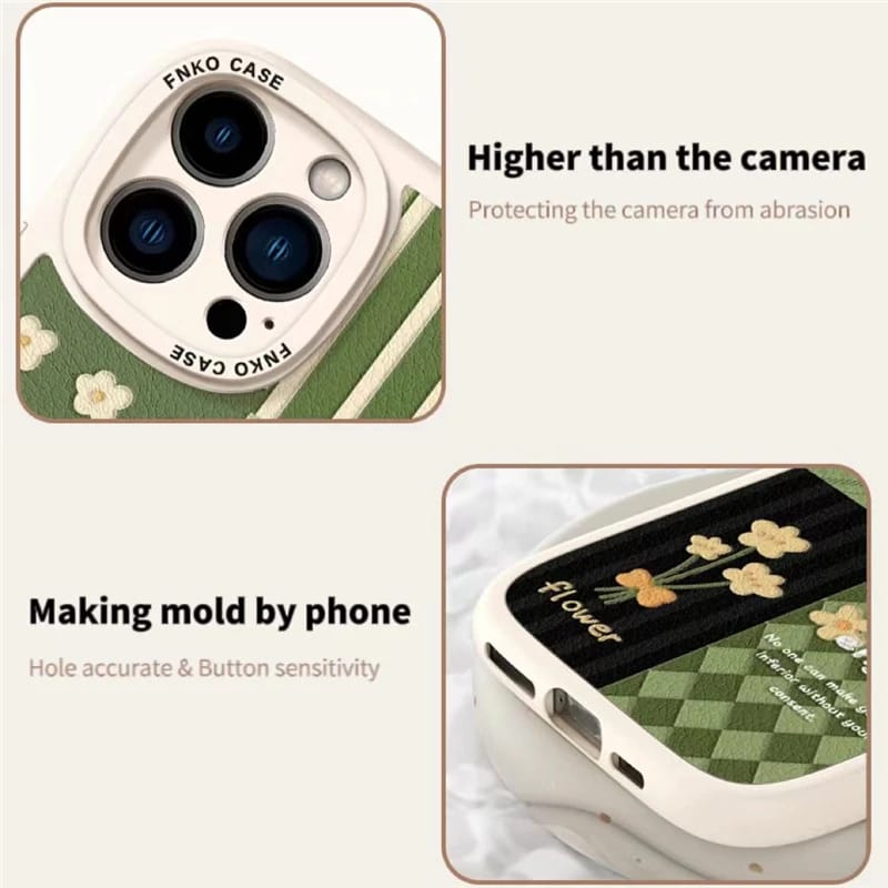 Flower Soft Lambskin Mobile Case