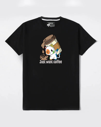 Oversize Coffee H/S T-Shirt
