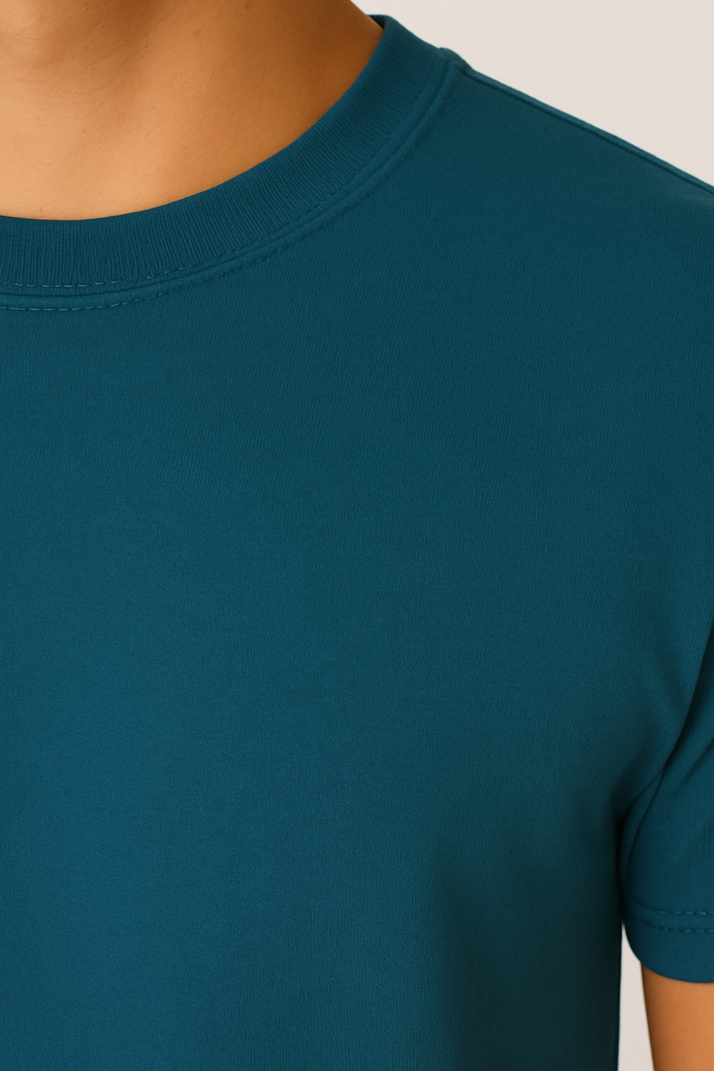 Crystal Teal Basic Tee