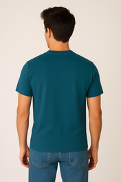 Crystal Teal Basic Tee