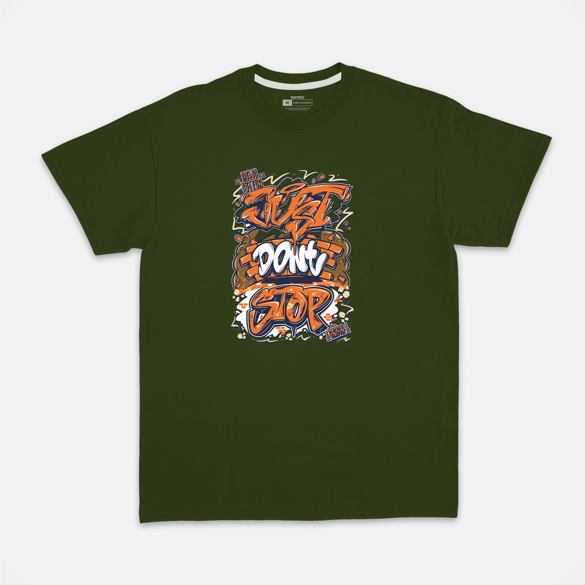 Dont Stop Graphic Tee - Surteez
