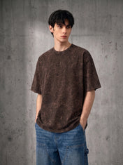 Washed Oversized Dark Brown