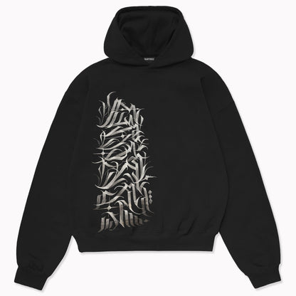 Oversize Gothic Hoodie - Surteez