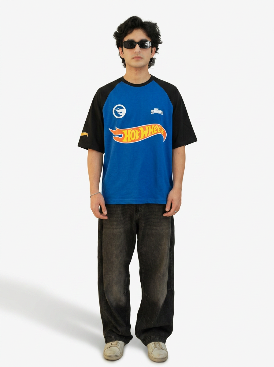 Oversize Terry Raglan Hotwheels