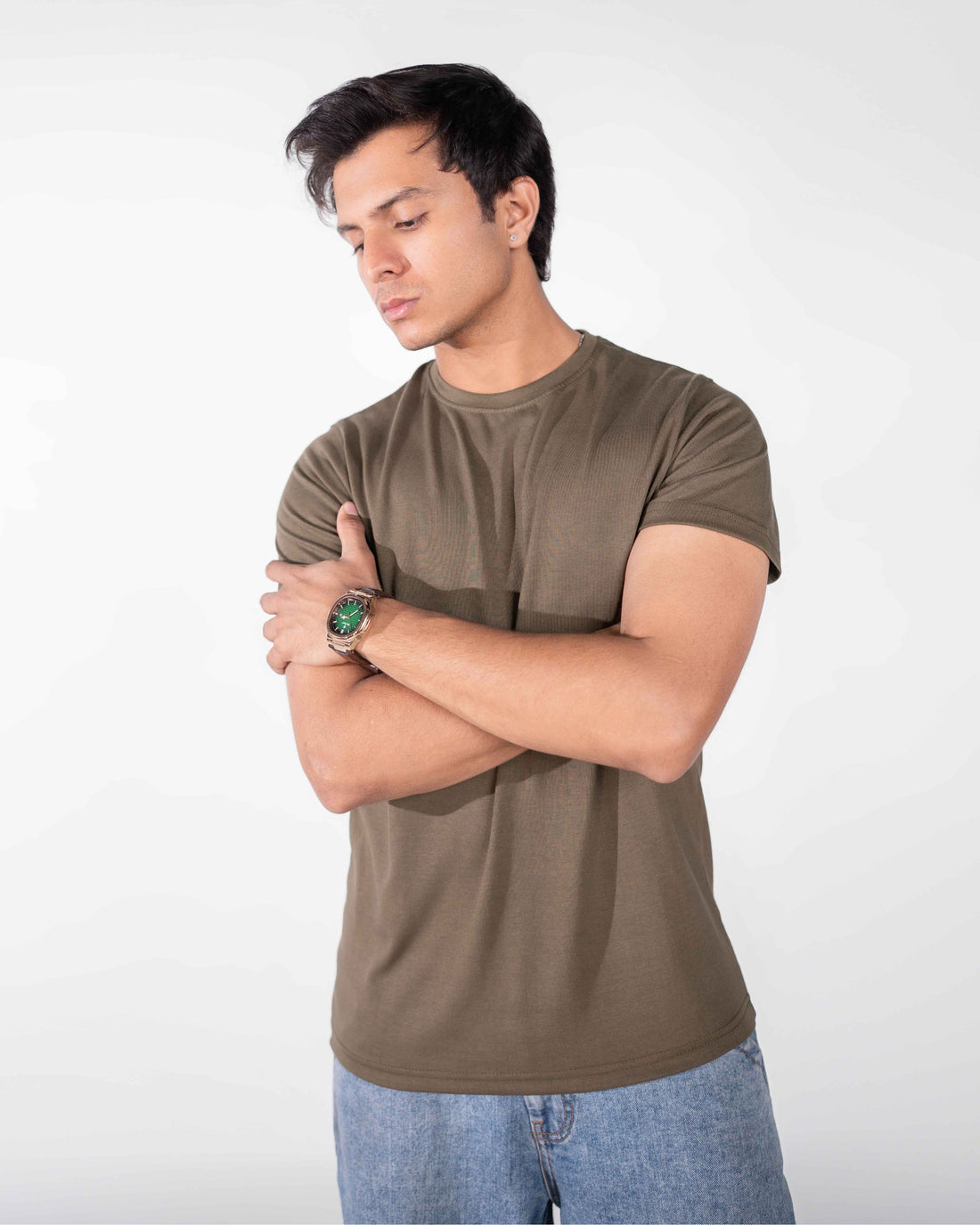 Olive Basic Tee