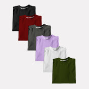 Any Pack of 6 Basic Tees - Surteez